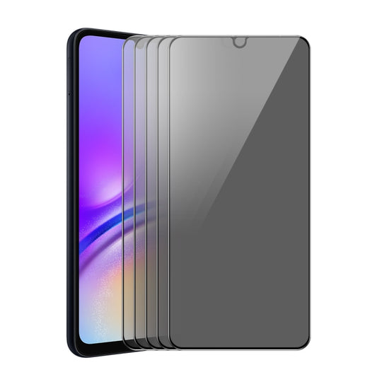 For Samsung Galaxy A05 / A05s 5pcs ENKAY Hat-Prince 28 Degree Anti-peeping Privacy Tempered Glass Film - Galaxy Tempered Glass by ENKAY | Online Shopping UK | buy2fix
