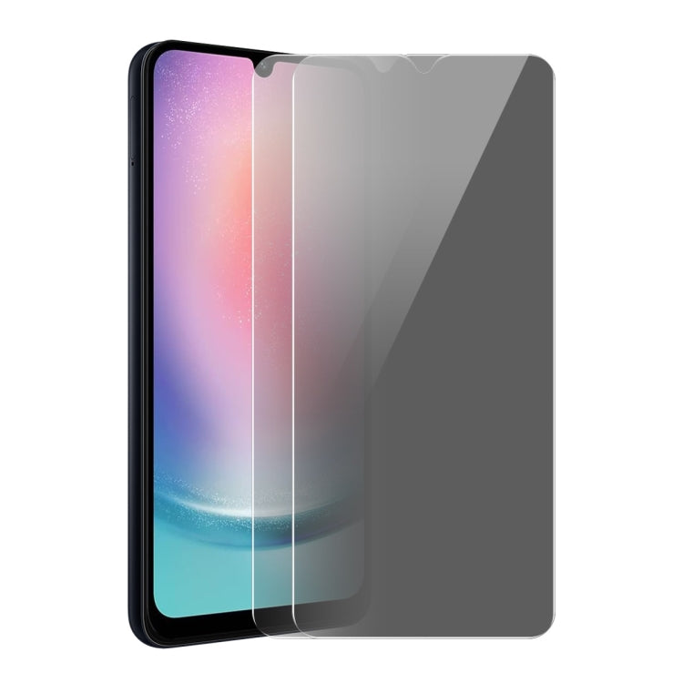 For Samsung Galaxy A24 4G 2pcs ENKAY Hat-Prince 28 Degree Anti-peeping Privacy Tempered Glass Film - Galaxy Tempered Glass by ENKAY | Online Shopping UK | buy2fix