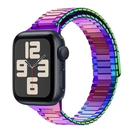 For Apple Watch SE 2023 44mm Bamboo Magnetic Stainless Steel Metal Watch Strap(Color) by buy2fix