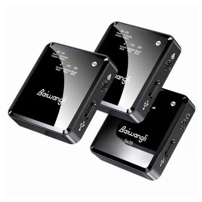 SX39 For iPhone Lavalier Wireless Noise Reduction Microphone with Dual Transmitter + Receiver - Microphone by buy2fix | Online Shopping UK | buy2fix