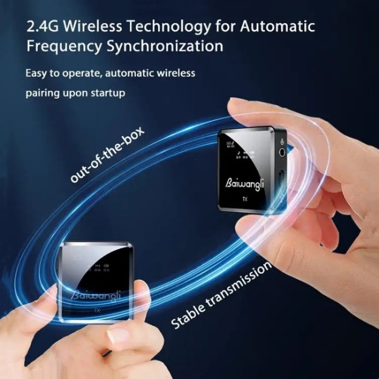 SX39 For iPhone Lavalier Wireless Noise Reduction Microphone with Dual Transmitter + Receiver - Microphone by buy2fix | Online Shopping UK | buy2fix