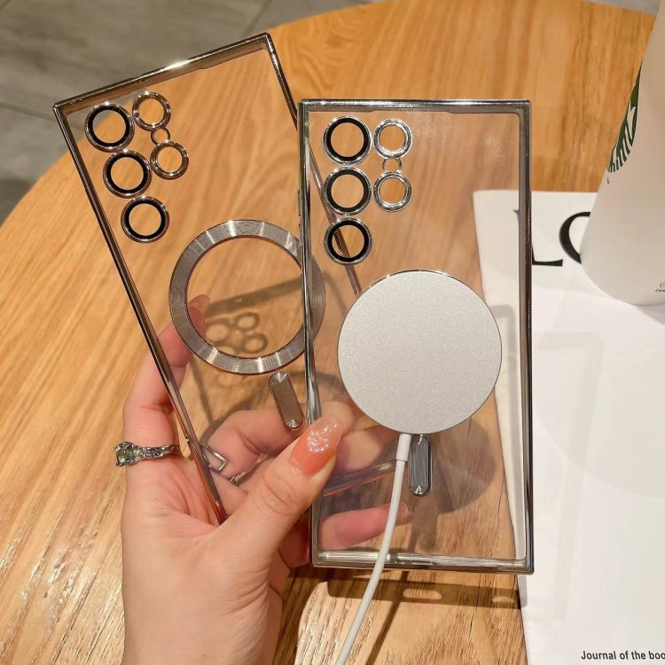 For Samsung Galaxy S20+ 5G MagSafe Electroplating TPU Phone Case(Blue) by buy2fix