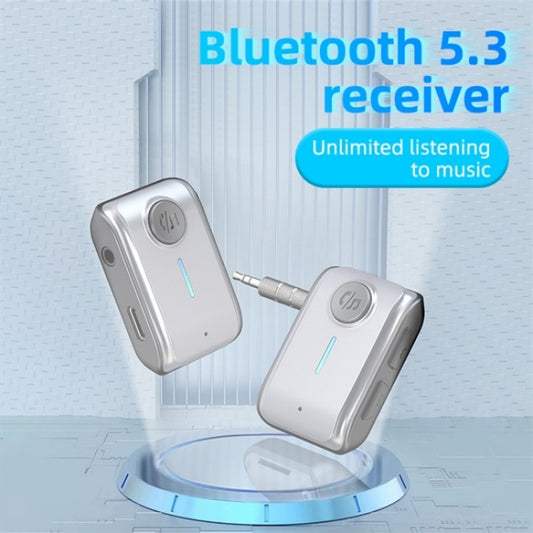 With Type-C Input TF Card Slot Hands-Free AUX Car Bluetooth Receiver - Bluetooth Car Kits by buy2fix | Online Shopping UK | buy2fix