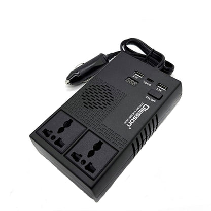 12V to 220V Car High-Power 200W Power Socket Car Charger Cigarette Lighter Car Inverter - Car Charger by buy2fix | Online Shopping UK | buy2fix
