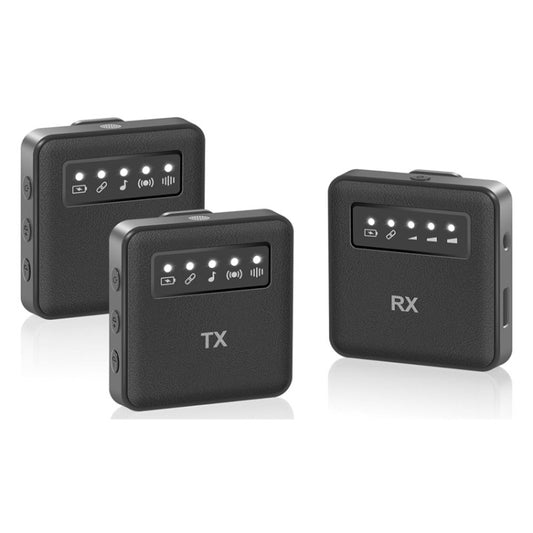 1 To 2 USB Lavalier Wireless Microphone for iPhone & iPad & Android & Cameras - Microphone by buy2fix | Online Shopping UK | buy2fix