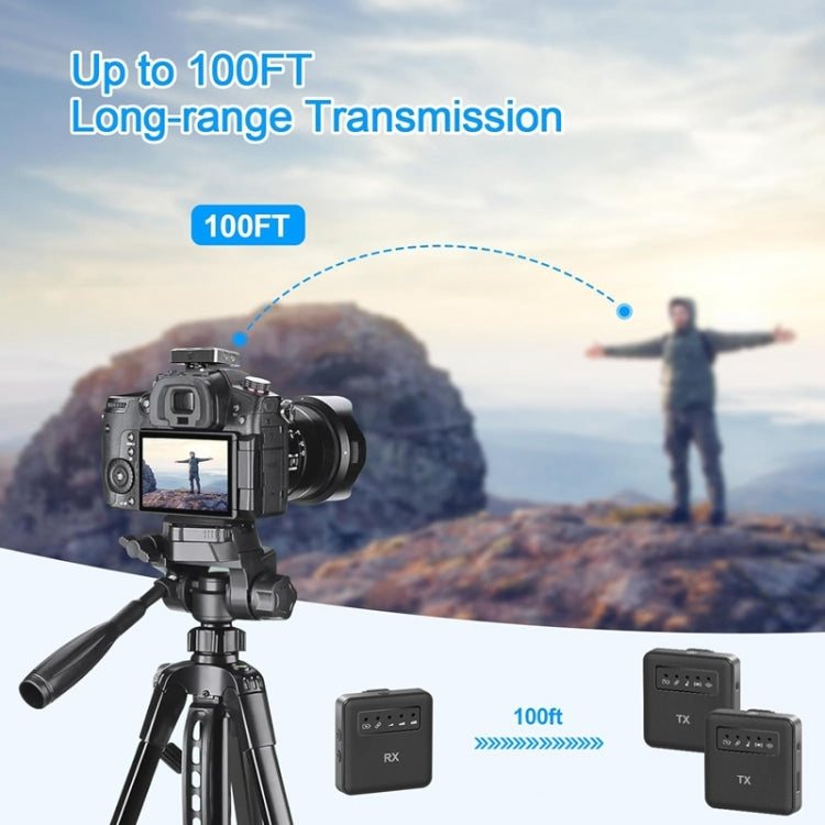 1 To 1 USB Lavalier Wireless Microphone for iPhone & iPad & Android & Cameras - Microphone by buy2fix | Online Shopping UK | buy2fix