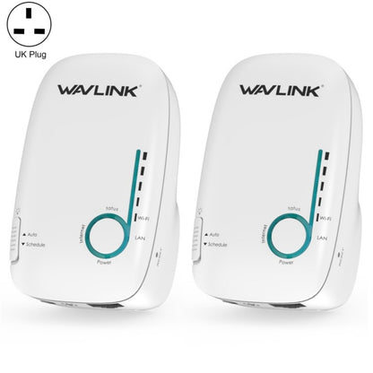 WAVLINK WN576K2 AC1200 Household WiFi Router Network Extender Dual Band Wireless Repeater, Plug:UK Plug (White) by WAVLINK