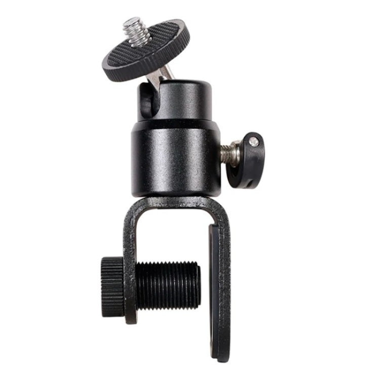 C038 For Live Broadcast Conference 1/4 Screw Aluminum Alloy Laptop Monitor Clip Fill Light Holder - Stand by buy2fix | Online Shopping UK | buy2fix