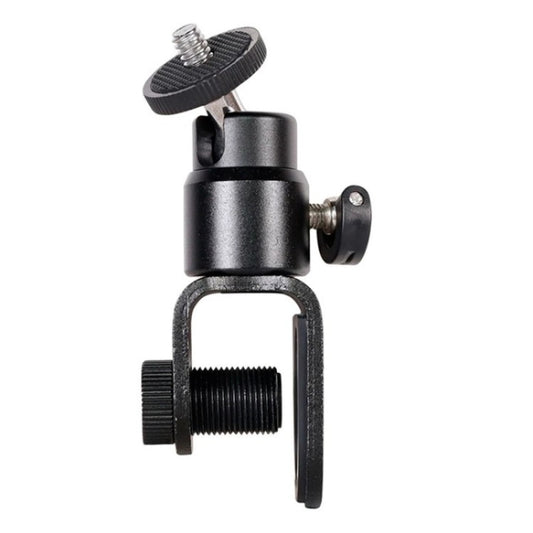 C038 For Live Broadcast Conference 1/4 Screw Aluminum Alloy Laptop Monitor Clip Fill Light Holder - Stand by buy2fix | Online Shopping UK | buy2fix