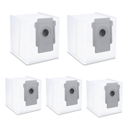 JUNSUNMAY 5pcs For iRobot Roomba i & s & j Series  i8 / i8+ / s9 / s9+ Vacuum Bags Automatic Disposal Dust Bags - For iRobot Accessories by JUNSUNMAY | Online Shopping UK | buy2fix