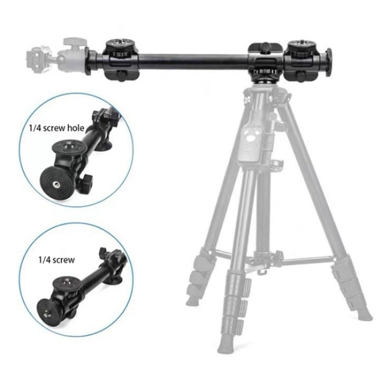 YUNTENG VCT-369 For Tripod Stabilizer Camera Horizontal Aluminum Alloy Gimbal Extension Pole - Other Accessories by YUNTENG | Online Shopping UK | buy2fix