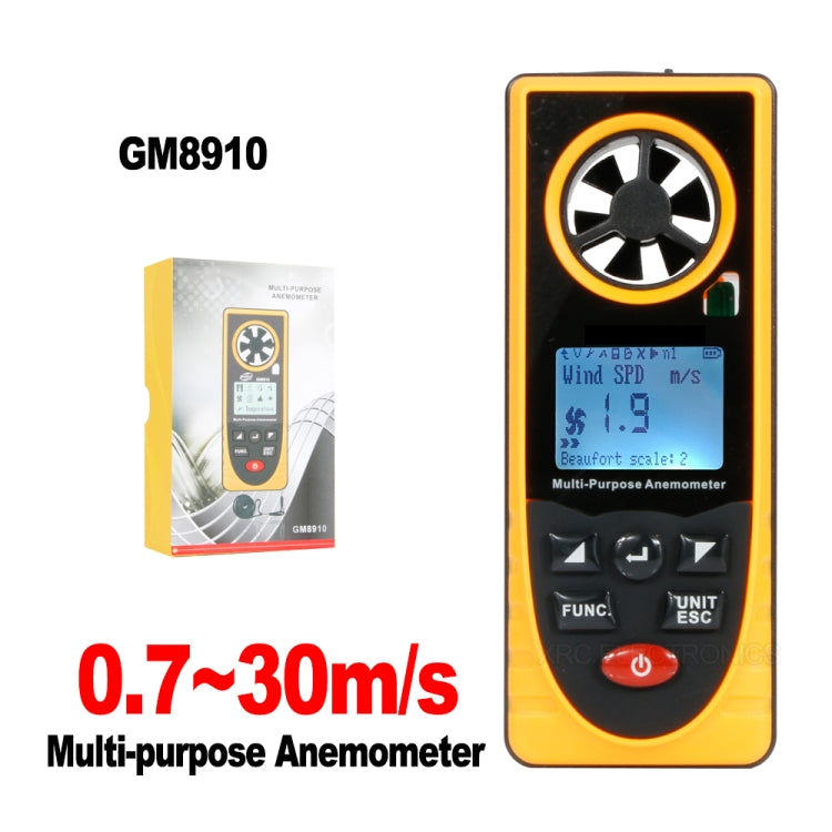 GM8910 Multi-purpose Anemometer - Tachometers & Anemometer by buy2fix | Online Shopping UK | buy2fix