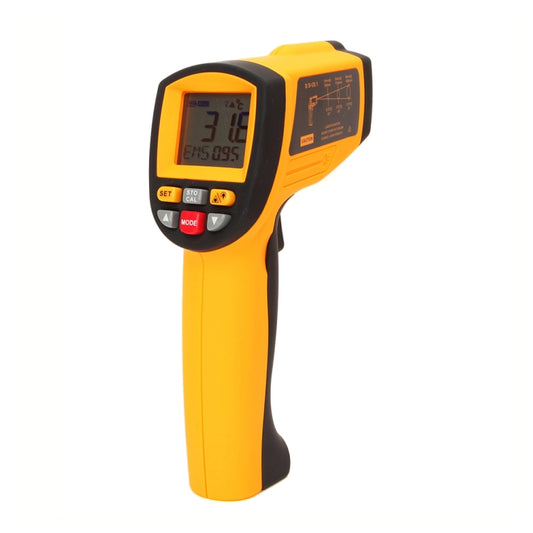 GM1150A 50:1 Infrared Thermometer -18~1150 Degrees Celsius LCD Digital Temperature Meter Industrial Pyrometer 0.1~1EM Adjustable - Thermostat & Thermometer by buy2fix | Online Shopping UK | buy2fix