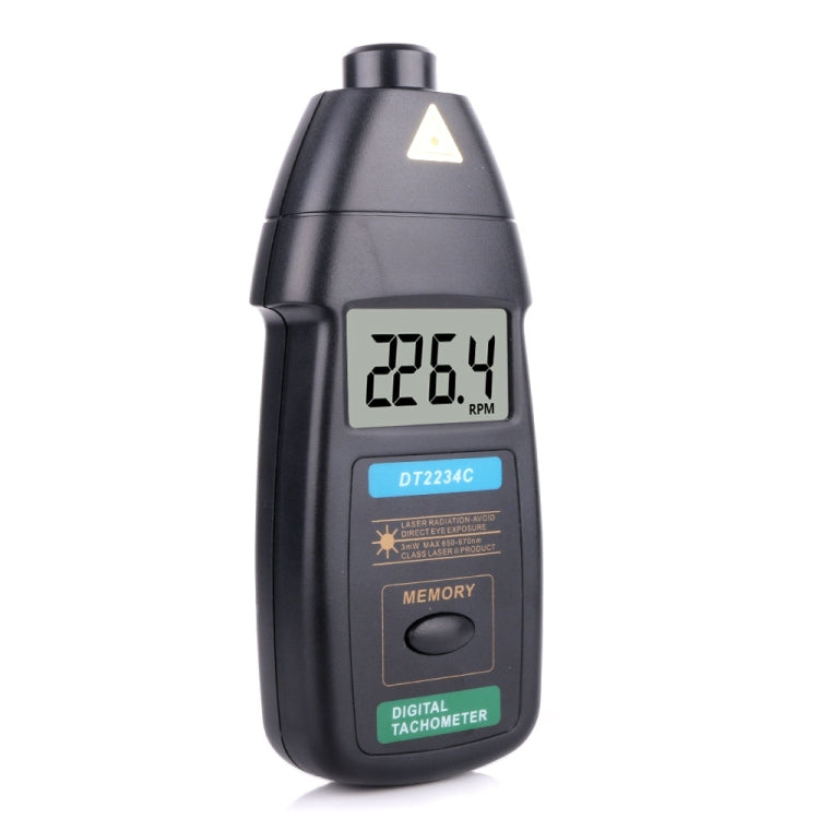DT2234C Digital Laser Tachometer RPM Meter Non-Contact - Tachometers & Anemometer by buy2fix | Online Shopping UK | buy2fix