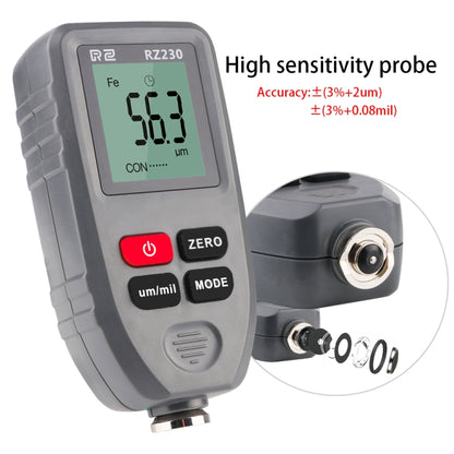 RZ230 Other measuring instruments 0~1300μm Convenient / Measure / Pro - Coating Thickness Gauge by buy2fix | Online Shopping UK | buy2fix