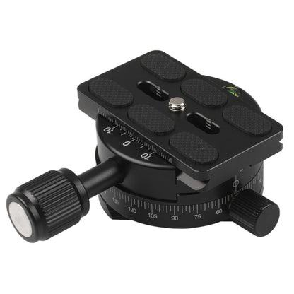 X-64 Professional Camera Tripod Monopod Panoramic Panorama Head with Quick Release Plate - Tripod Heads by buy2fix | Online Shopping UK | buy2fix