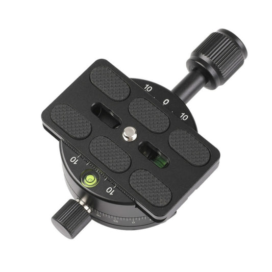 X-64 Professional Camera Tripod Monopod Panoramic Panorama Head with Quick Release Plate - Tripod Heads by buy2fix | Online Shopping UK | buy2fix