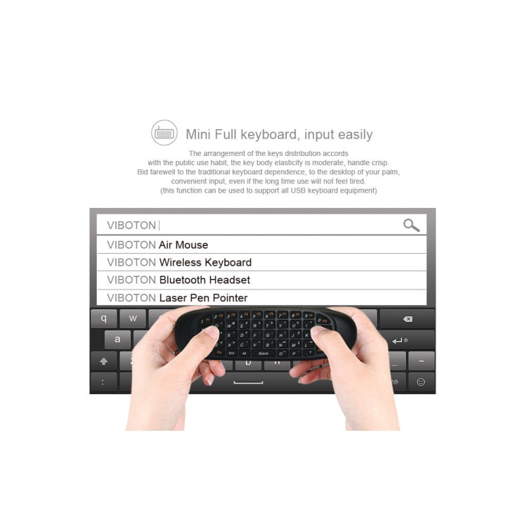 C120 2.4G Mini Keyboard Wireless Remote Mouse with 3-Gyro & 3-Gravity Sensor for PC / HTPC / IPTV / Smart TV and Android TV Box etc(Black) - MINI PC Accessories & Gadgets by buy2fix | Online Shopping UK | buy2fix