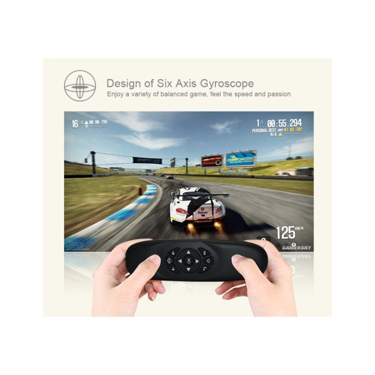 C120 2.4G Mini Keyboard Wireless Remote Mouse with 3-Gyro & 3-Gravity Sensor for PC / HTPC / IPTV / Smart TV and Android TV Box etc(Black) - MINI PC Accessories & Gadgets by buy2fix | Online Shopping UK | buy2fix