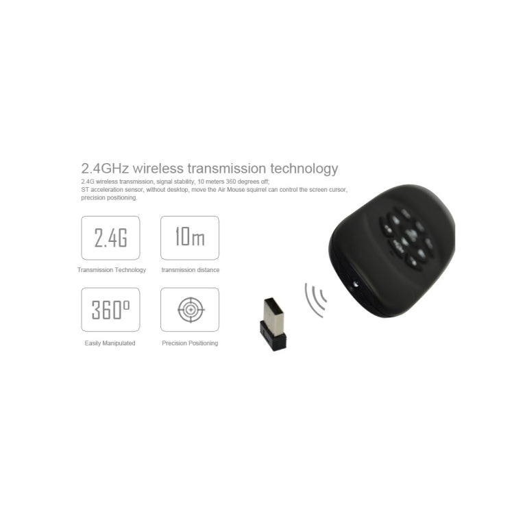C120 2.4G Mini Keyboard Wireless Remote Mouse with 3-Gyro & 3-Gravity Sensor for PC / HTPC / IPTV / Smart TV and Android TV Box etc(Black) - MINI PC Accessories & Gadgets by buy2fix | Online Shopping UK | buy2fix