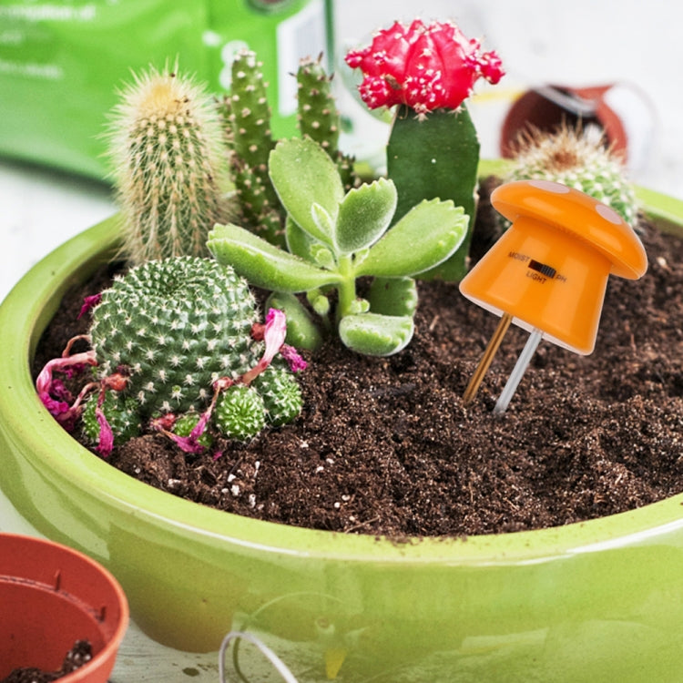 RZ96 Mini Soil PH Moisture Humidity Measuring PH Meter Soil Moisture Monitor Hygrometer Gardening Plant Farming Moisture Tester - PH & Moisture Meter by buy2fix | Online Shopping UK | buy2fix