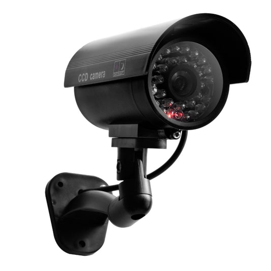 IP66 Waterproof Dummy CCTV Camera With Flashing LED For Realistic Looking for Security Alarm(black) - Waterproof Camera by buy2fix | Online Shopping UK | buy2fix