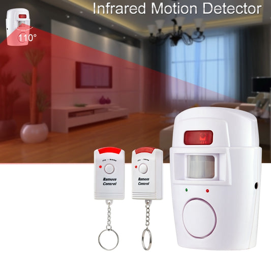 Wireless Remote Controller Wireless Home Security PIR Alert Infrared Sensor Alarm System Anti-theft Motion Detector Alarm 105DB Siren - Alarm System by buy2fix | Online Shopping UK | buy2fix