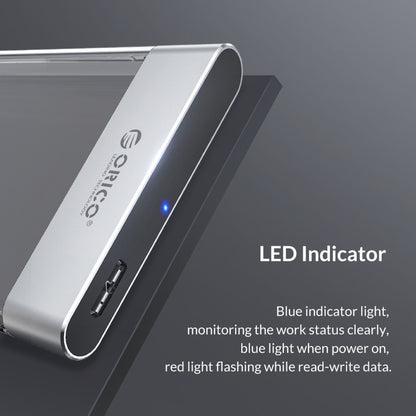 ORICO 2129U3 2.5 inch Transparent USB 3.0 Hard Drive Enclosure - HDD Enclosure by ORICO | Online Shopping UK | buy2fix