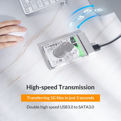 ORICO 2129U3 2.5 inch Transparent USB 3.0 Hard Drive Enclosure - HDD Enclosure by ORICO | Online Shopping UK | buy2fix