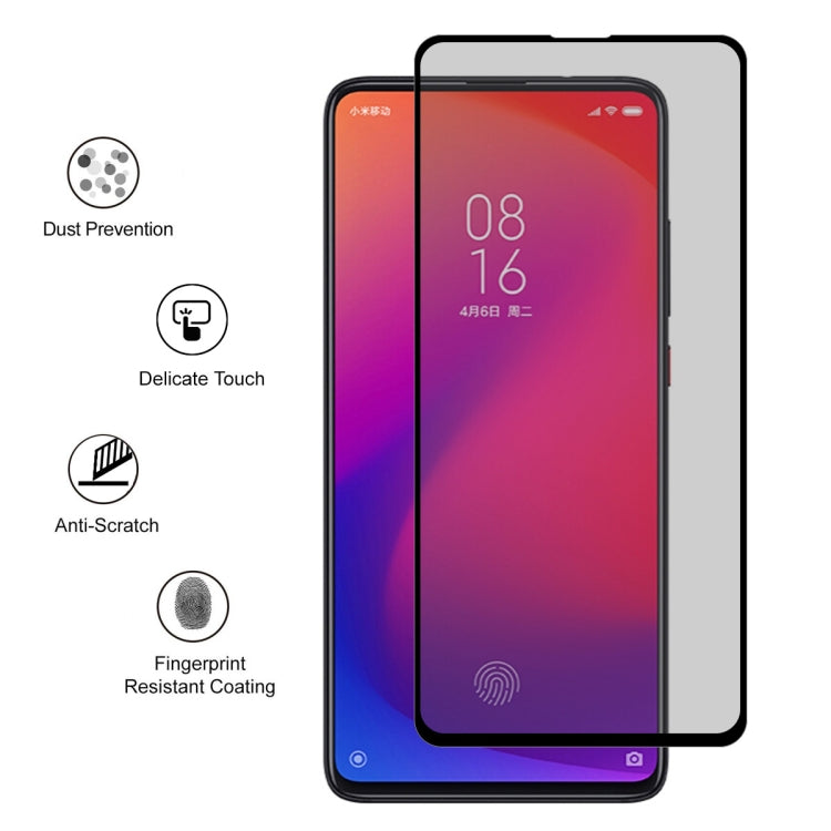 ENKAY Hat-Prince 0.26mm 9H 6D Privacy Anti-glare Full Screen Tempered Glass Film for Xiaomi Mi 9T -  by ENKAY | Online Shopping UK | buy2fix