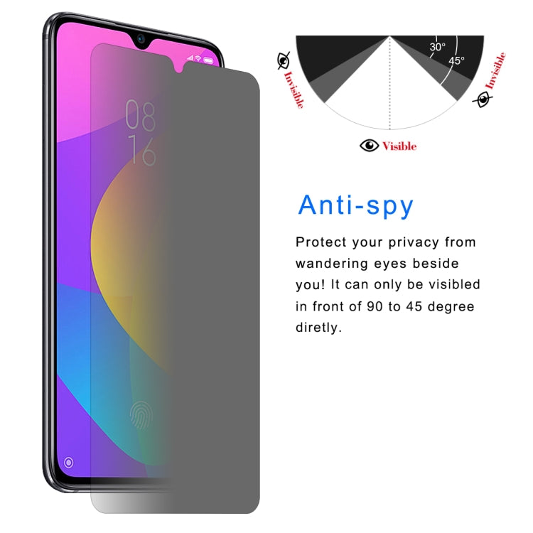 ENKAY Hat-Prince 0.26mm 9H 2.5D Privacy Anti-glare Tempered Glass Film for Xiaomi CC9 -  by ENKAY | Online Shopping UK | buy2fix