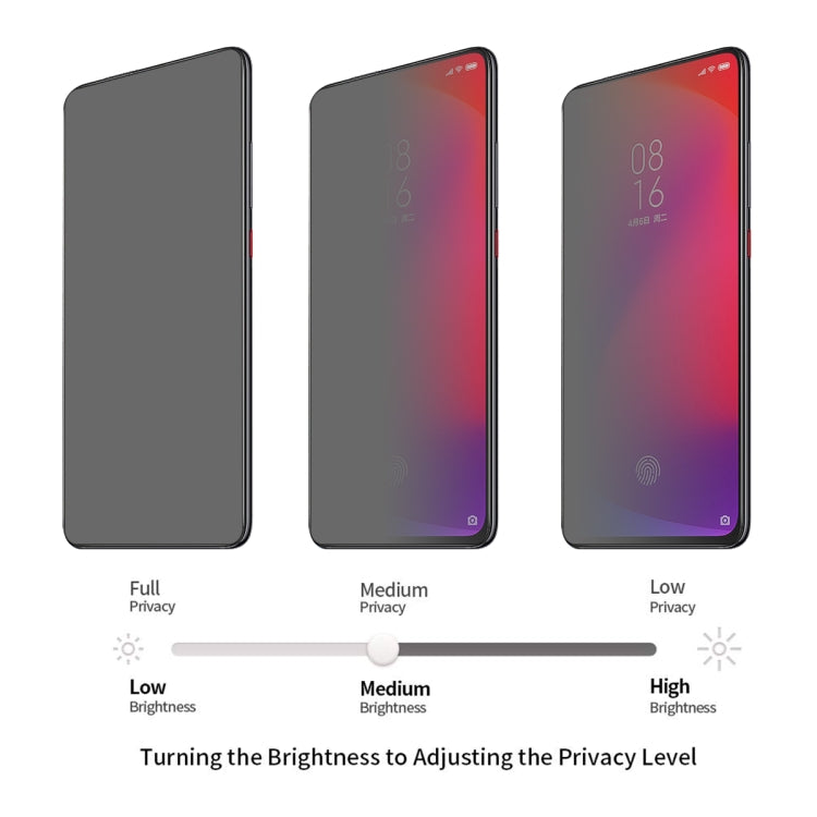 ENKAY Hat-Prince 0.26mm 9H 2.5D Privacy Anti-glare Tempered Glass Film for Xiaomi Mi 9T / Redmi K20 / K20 Pro -  by ENKAY | Online Shopping UK | buy2fix