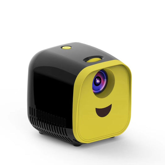 L1 Children Projector Mini LED Portable Home Speaker Projector, EU Plug (Black) - LED Projector by buy2fix | Online Shopping UK | buy2fix