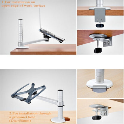OA-1S Double use Laptop/Tablet Stand Height Adjustable Rotatable Holder by buy2fix