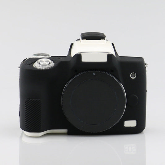 Richwell  Silicone Armor Skin Case Body Cover Protector for Canon EOS M50 Body Digital Camera(Black) - Protective Case by Richwell | Online Shopping UK | buy2fix