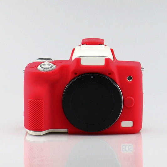 Richwell  Silicone Armor Skin Case Body Cover Protector for Canon EOS M50 Body Digital Camera(Red) - Protective Case by Richwell | Online Shopping UK | buy2fix