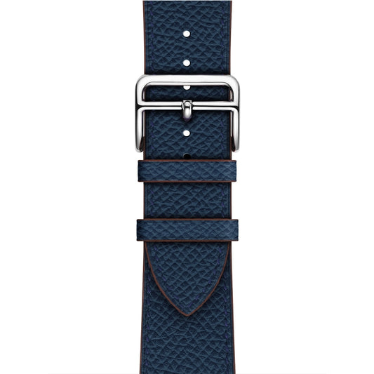For Apple Watch 3 / 2 / 1 Generation 42mm Universal Leather Cross Band(Dark Blue) - Watch Bands by buy2fix | Online Shopping UK | buy2fix