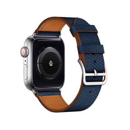 For Apple Watch 3 / 2 / 1 Generation 42mm Universal Leather Cross Band(Dark Blue) - Watch Bands by buy2fix | Online Shopping UK | buy2fix