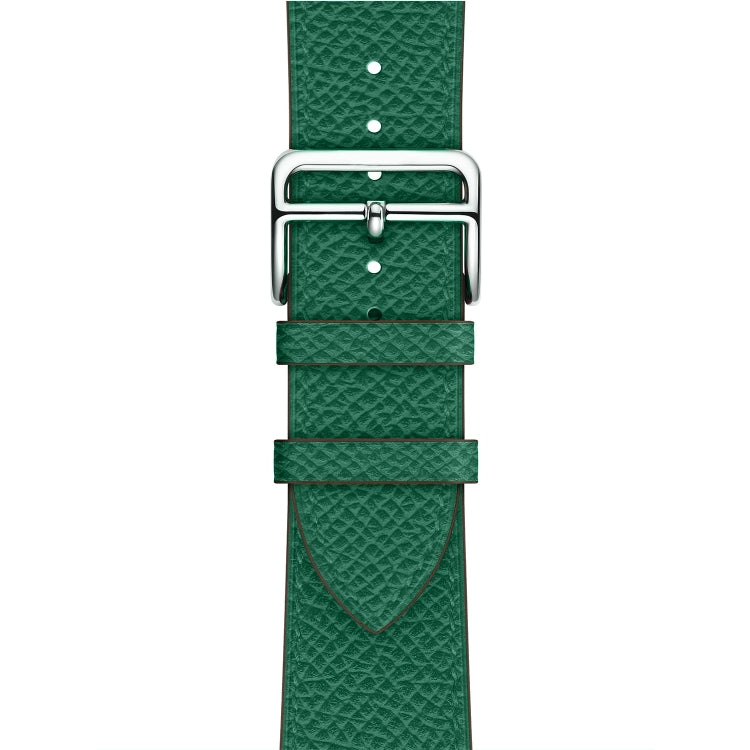 For Apple Watch 3 / 2 / 1 Generation 38mm Universal Leather Cross Band(Green) - Watch Bands by buy2fix | Online Shopping UK | buy2fix