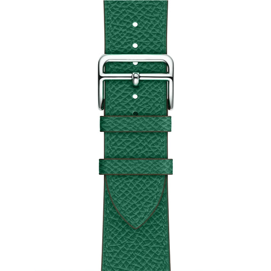 For Apple Watch 3 / 2 / 1 Generation 38mm Universal Leather Cross Band(Green) - Watch Bands by buy2fix | Online Shopping UK | buy2fix