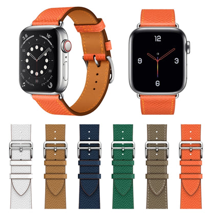 For Apple Watch 3 / 2 / 1 Generation 38mm Universal Leather Cross Band(Green) - Watch Bands by buy2fix | Online Shopping UK | buy2fix