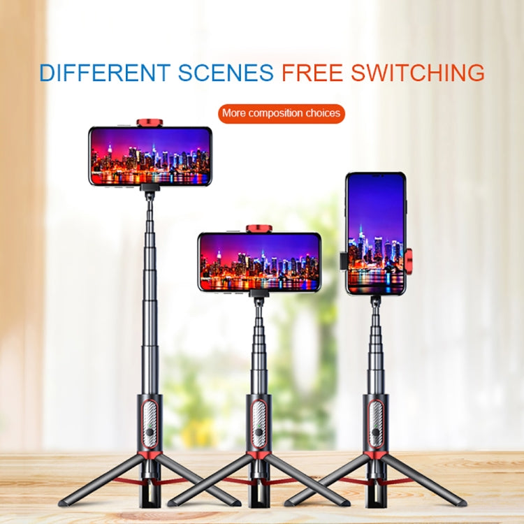 M18 Portable Selfie Stick Remote Control Mobile Phone Holder(Black Tarnish) - Selfie Sticks by buy2fix | Online Shopping UK | buy2fix