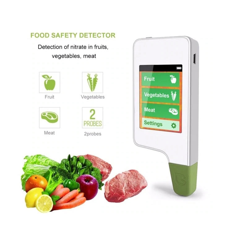 Vegetable And Fruit Meat Nitrate Residue Food Environmental Safety Tester(White) - Digital Refractometer by buy2fix | Online Shopping UK | buy2fix