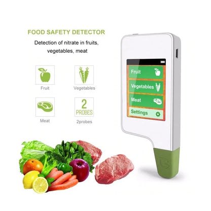 Vegetable And Fruit Meat Nitrate Residue Food Environmental Safety Tester(White) - Digital Refractometer by buy2fix | Online Shopping UK | buy2fix