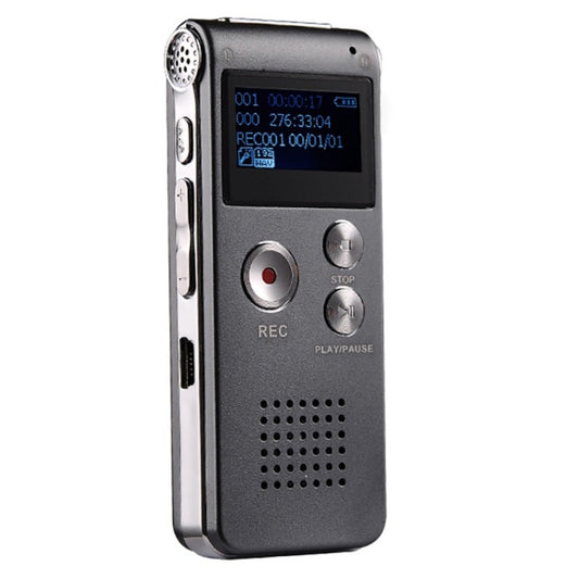 SK-012 8GB Voice Recorder USB Professional Dictaphone  Digital Audio With WAV MP3 Player VAR   Function Record(Grey) - Other Style by buy2fix | Online Shopping UK | buy2fix
