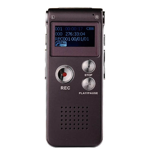 SK-012 8GB Voice Recorder USB Professional Dictaphone Digital Audio With WAV MP3 Player VAR Function Record(Purple) by buy2fix