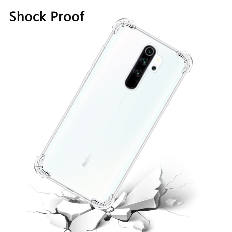 For Xiaomi Redmi Note 8 Pro Four-Corner Anti-Drop Ultra-Thin Transparent TPU Phone Case(Transparent) - Xiaomi Cases by buy2fix | Online Shopping UK | buy2fix
