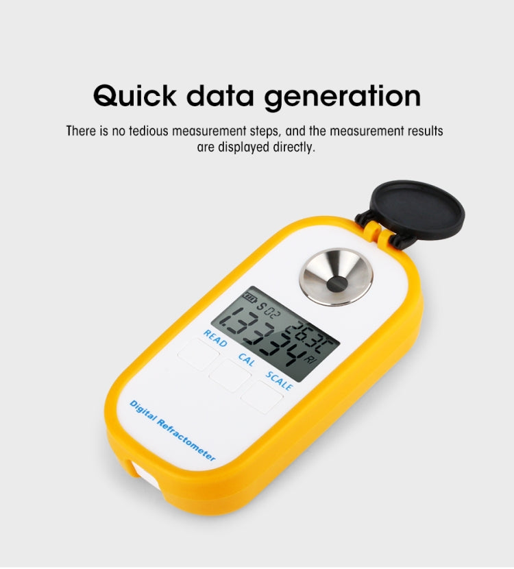 DR202 Digital Sea Water Refractometer Seawater Salinity Meter Specific Gravity Range 0―100‰ Chlorinity 0~57‰ Refractometer - Digital Refractometer by buy2fix | Online Shopping UK | buy2fix