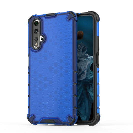 For Huawei Nova 5T Shockproof Honeycomb PC + TPU Case(Blue) - Huawei Cases by buy2fix | Online Shopping UK | buy2fix