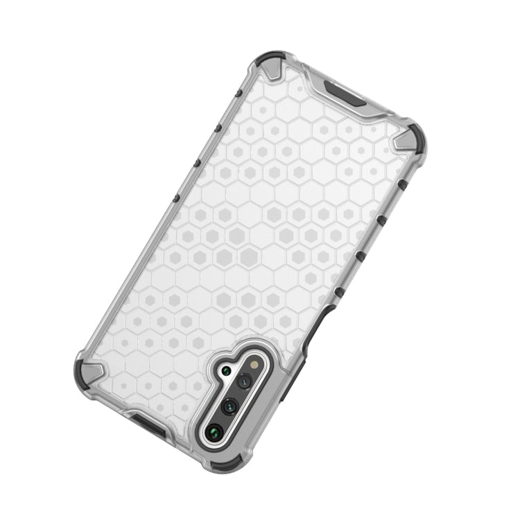 For Huawei Nova 5T Shockproof Honeycomb PC + TPU Case(White) by buy2fix
